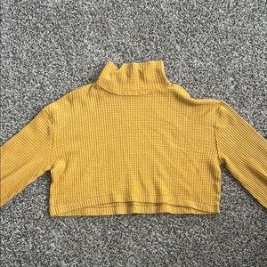 Free People Cropped Turtleneck